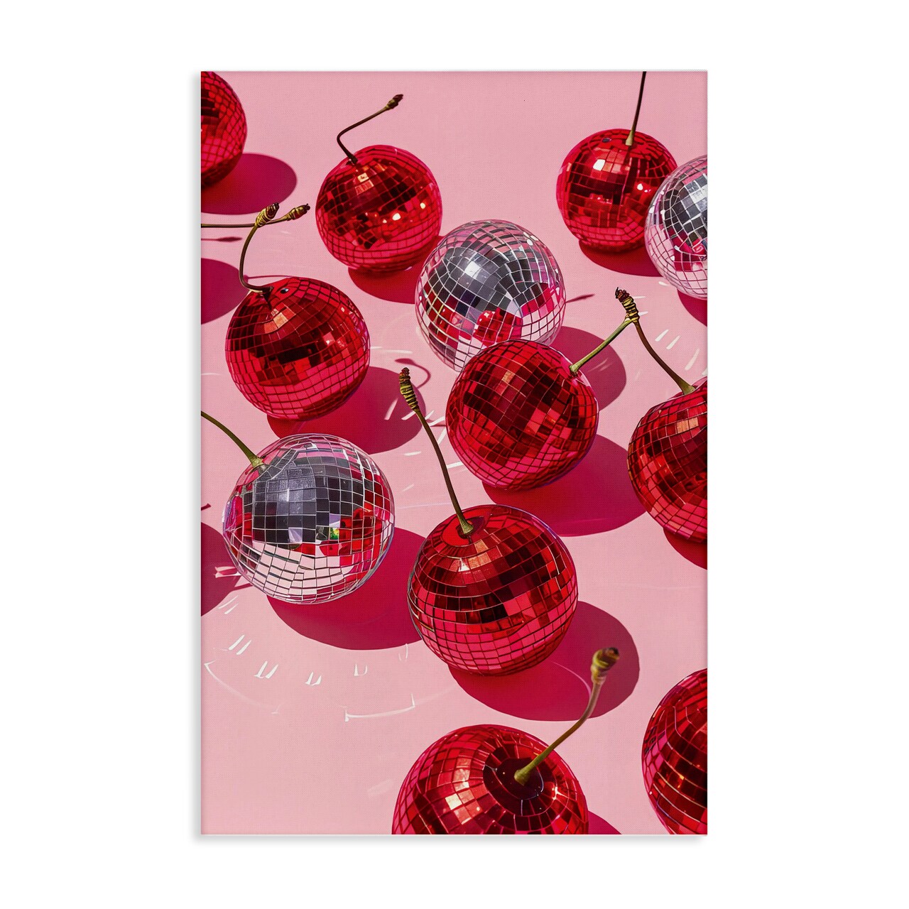 Stupell Industries Cherry Picked Disco Canvas Design by LSR Design Studio